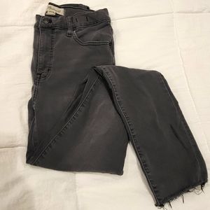 Madewell Dark Gray 10" High Rise Skinny Jeans Size 26